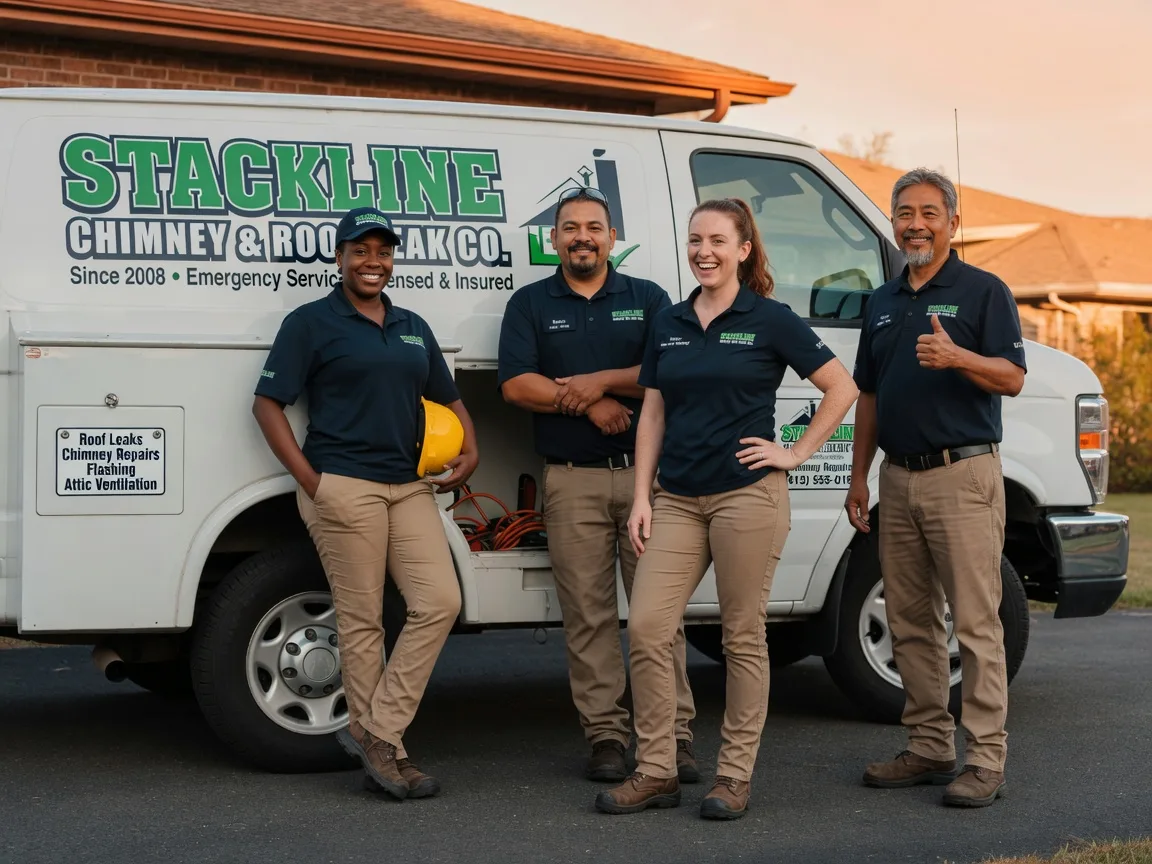 Chimney flashing repair company in Xenia, OH
